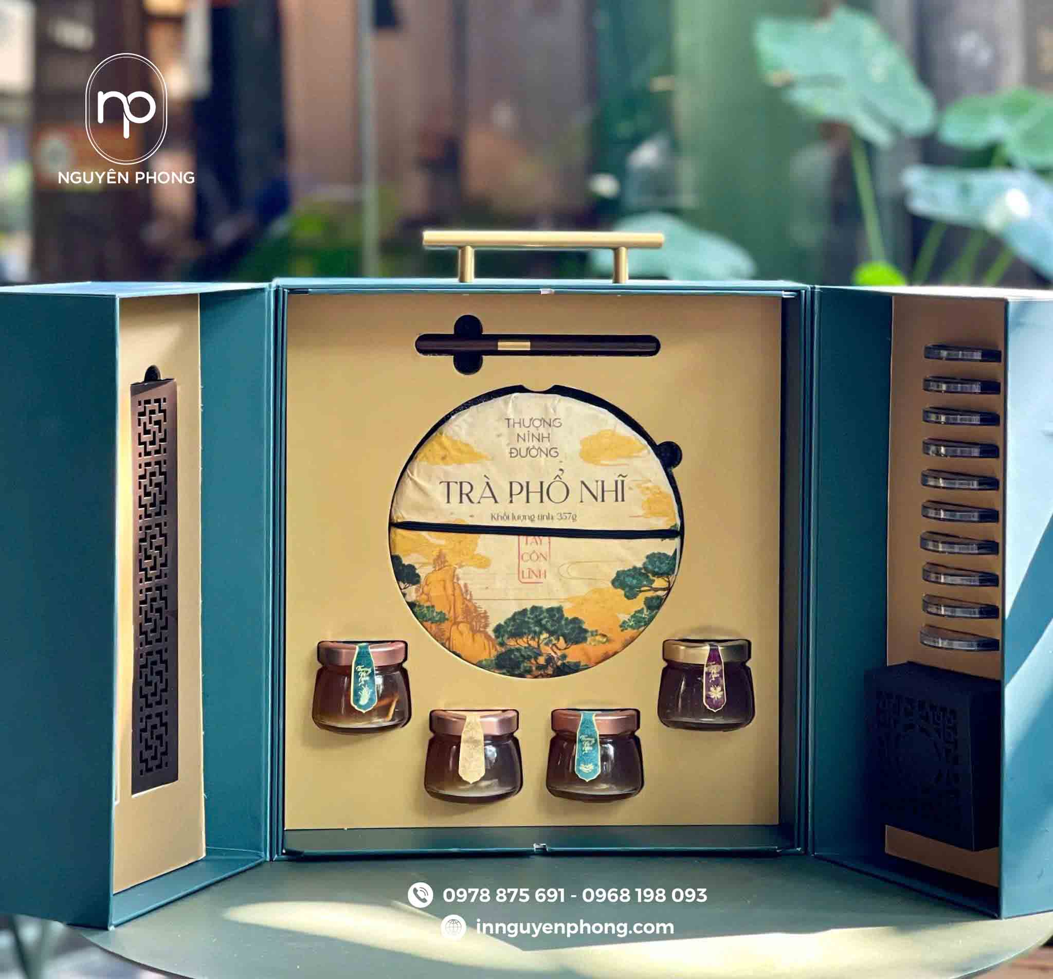 Hộp hai cánh đựng yến sang trọng